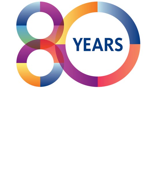 St. Anthony's Hospital 80 years birthday logo